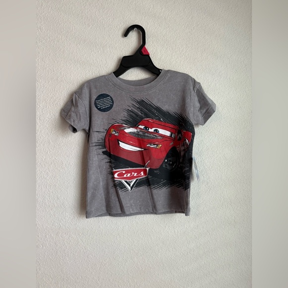 Disney Cars Gray T-Shirt with Red Car Graphic size 2T-NWT - Picture 2 of 3